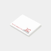Van de Klembord XC Coach Cross Country Hardlopen Post-it® Notes (Schuin)