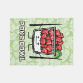 Van de komHawaï van de por van de de ruwe Fleece Deken (Voorkant (Horizontaal))