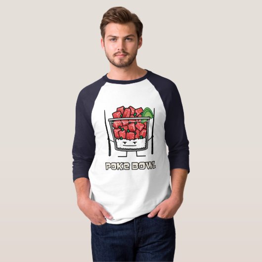 Van de komHawaï van de por van de de ruwe T-shirt (Voorkant volledig)