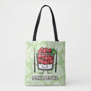Van de komHawaï van de por van de de ruwe Tote Bag