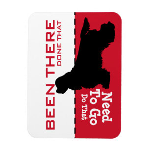 Van de koning de Cavalier Cocker Go Potty Magneet