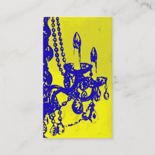 Van de kroonluchter van de Glamour ~- Visitekaartje (Voorkant)