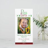 Van de m2- Vrede op de aarde-Witte Kaarten van (Staand voorkant)