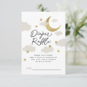 Van de maan en het Achterste Baby shower Gold Whit (Staand voorkant)