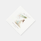 Van de markt af Whimsical Bruiloftsborrel Servet (Hoek)