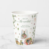 Van de markt | Bruidsdouche op de boerenmarkt Papieren Bekers (Achterkant)