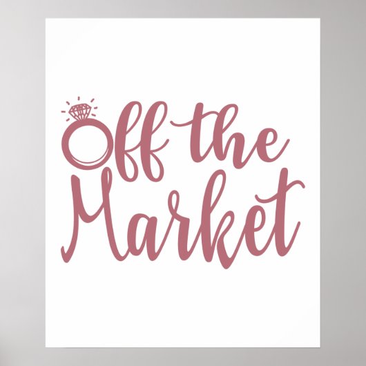 Van de Markt - Meisjesuitje Trouwfeest Poster (Voorkant)