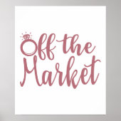 Van de Markt - vrijgezellenfeest Bruids Huwelijk Poster (Voorkant)