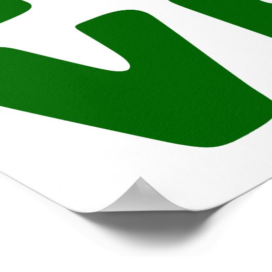 Van de moeder Aarde planeet houden Poster (Hoek)