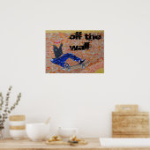 Van de muur II Poster (Keuken)