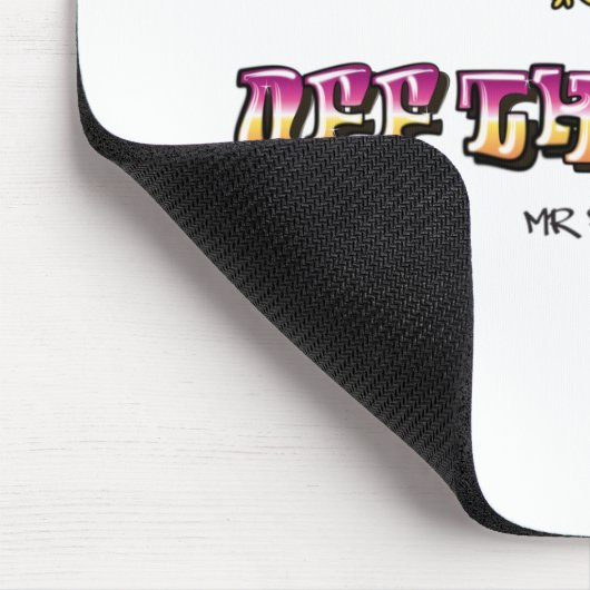 Van de muur! muismat (Hoek)