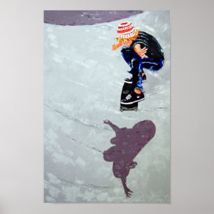 Van de muur poster