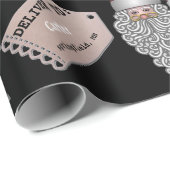 Van de Noordpool de Aangepaste Kerstman Cadeaupapier (Rol Hoek)