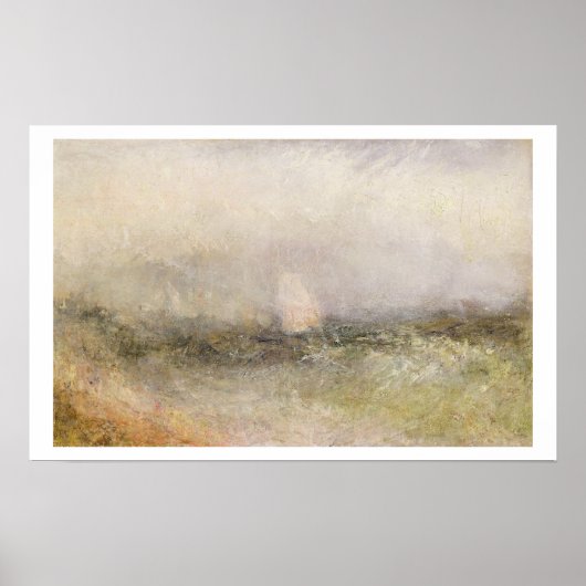 Van de Nore: Wind and Water, 1840-5 (olie op papie Poster (Voorkant)