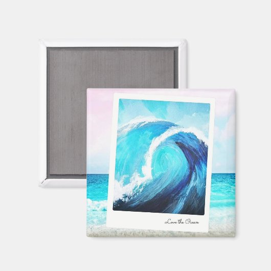 Van de oceaan houden magneet (Voorkant / Achterkant)