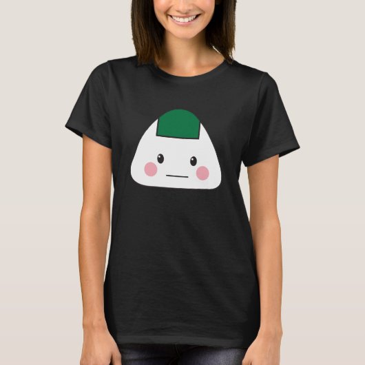 Van de omusubi Japanse rijst van Onigiri nori van T-shirt (Voorkant)