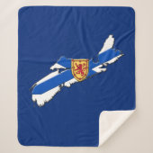 Van de oostkust Nova Scotia Sherpa Blanket Sherpa Deken (Voorkant)