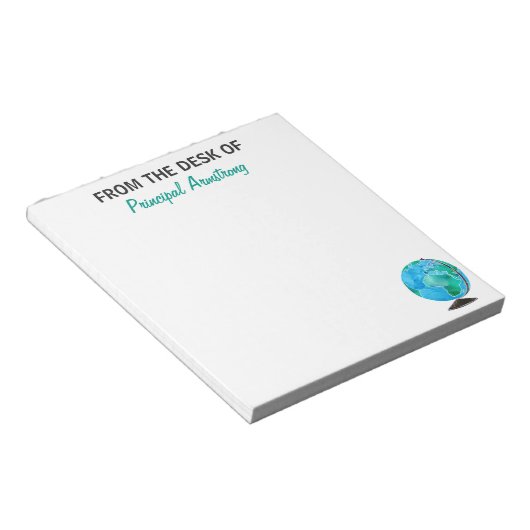 Van de Opleiding van de Opleiding Waterverf Wereld Notitieblok (Schuin)