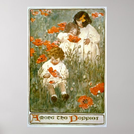 Van de papavers 1904 poster (Voorkant)