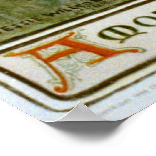 Van de papavers 1904 poster (Hoek)