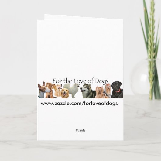 Van de Pembroke Corgi Kaart (Achterkant)