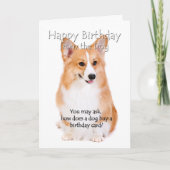 Van de Pembroke Corgi Kaart (Voorkant)