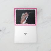 Van de picadoliefde van Papel dankt het de vogels Bedankkaart (Binnen)