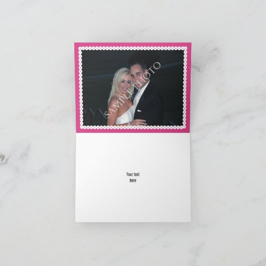 Van de picadoliefde van Papel dankt het de vogels Bedankkaart (Binnen)