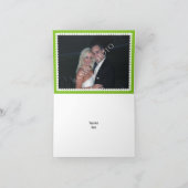 Van de picadoliefde van Papel dankt het de vogels Bedankkaart (Binnen)