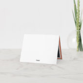 Van de picadoliefde van Papel het huwelijk van het Bedankkaart (Achterkant)