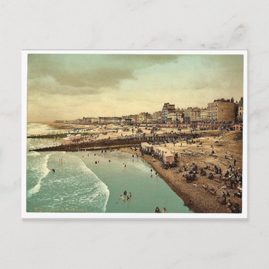 Van de pier, Brighton, Engeland Fotochro Briefkaart (Voorkant)