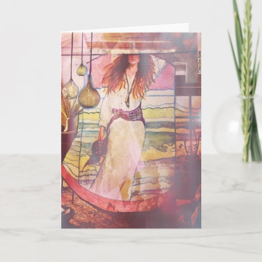 "Van de porthole in Portugal" Kaart (Voorkant)