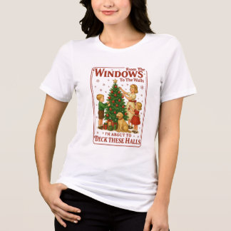 Van de ramen naar de muren die ik ga versieren Tri-Blend shirt