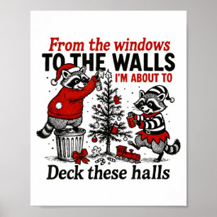 Van de ramen naar de muren ga ik deze versieren poster