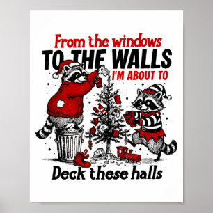 Van de ramen naar de muren ga ik dit versieren poster