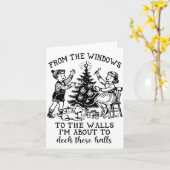 Van De Ramen Naar De Muren Ik Ga Ze Dekken Kaart (Gele Bloem)