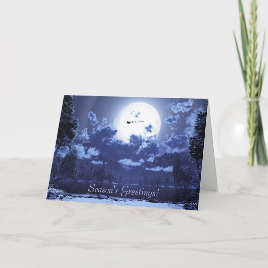 Van de "rit" de Kerstkaart Feestdagen Kaart (Voorkant)