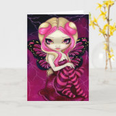 Van de "roze Bliksem" het Wenskaart Kaart (Gele Bloem)