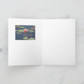 Van de "roze Bloesem van Lotus" het wenskaart Kaart (Binnen)