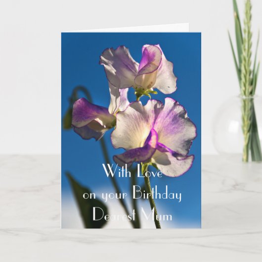 VAN DE SCHAT MUM- WENSKAART KAART (Voorkant)