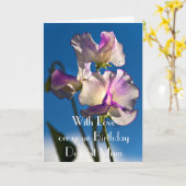 VAN DE SCHAT MUM- WENSKAART KAART (Gele Bloem)