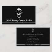 van de schedel Abstract Horror skeletkop Visitekaartje (Voorkant / Achterkant)