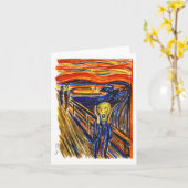 Van de "schreeuw" de notakaart kaart (Gele Bloem)