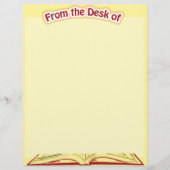 van de schrijftafel (Voorkant)