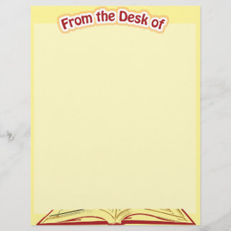 van de schrijftafel