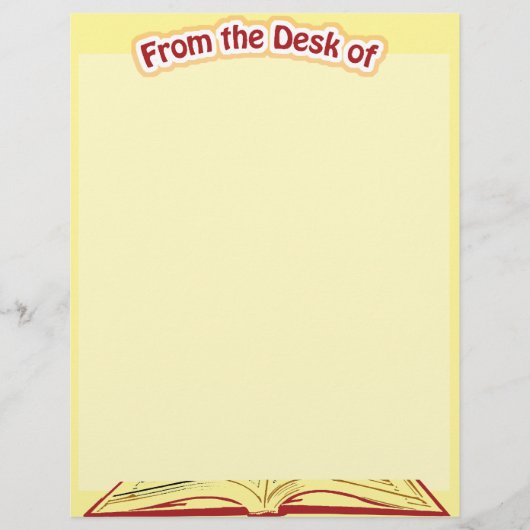 van de schrijftafel (Voorkant)