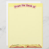 van de schrijftafel (Voorkant / Achterkant)