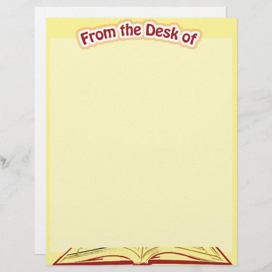 van de schrijftafel (Voorkant / Achterkant)