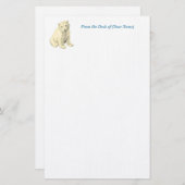 Van de schrijftafel briefpapier (Voorkant / Achterkant)