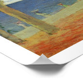 van de Seashore, Martinique, 1887 (olie op doek) Poster (Hoek)